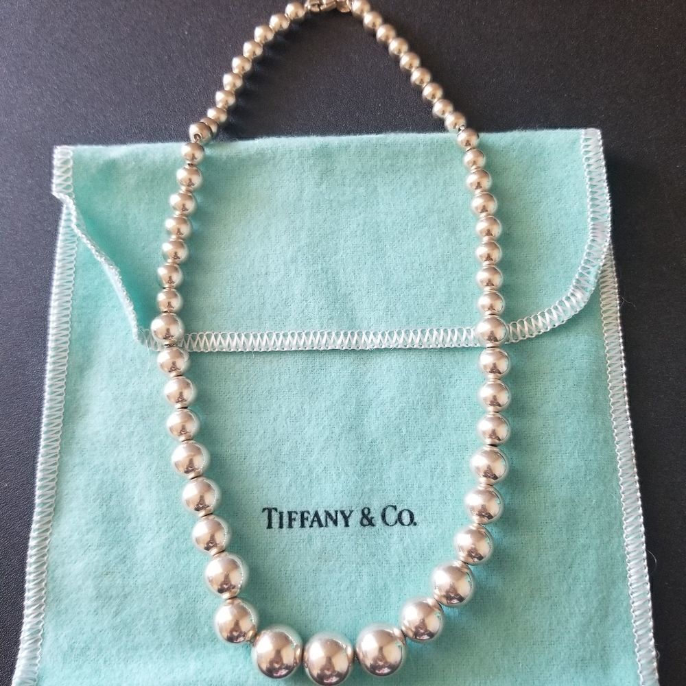 Tiffany & Co. Graduated Ball Necklace